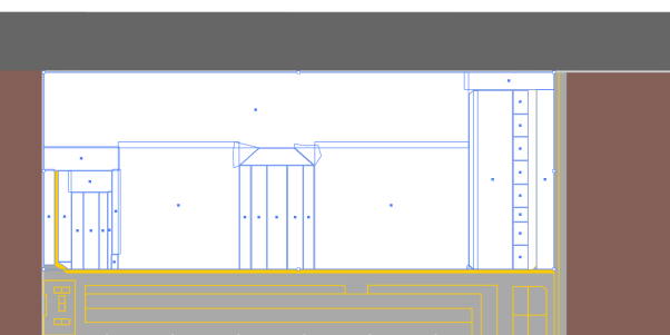 screen shot of floor plan in a partially edited state